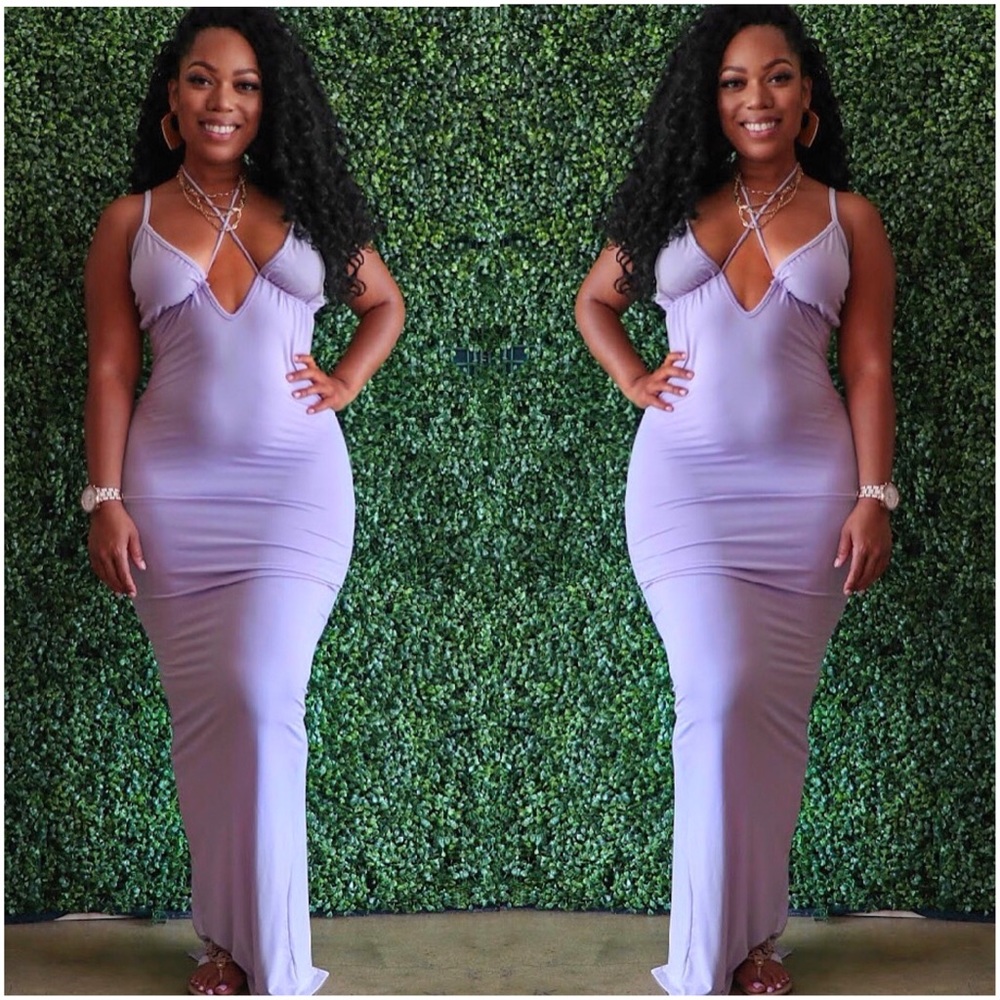 Lavender Long Maxi Dress